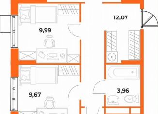 Продаю 3-комнатную квартиру, 73.7 м2, Хабаровский край