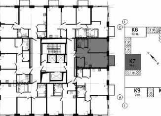 1-ком. квартира на продажу, 46.8 м2, Москва, 1-я очередь, к9