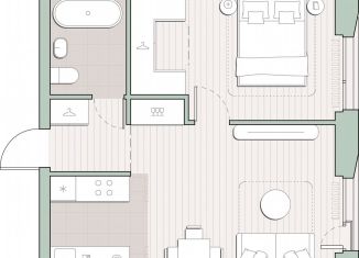 Продажа 1-ком. квартиры, 42.5 м2, Москва